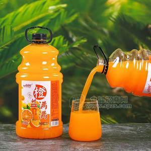 春尚好甜橙味益生菌復(fù)合果汁飲料桶裝招商2.5L