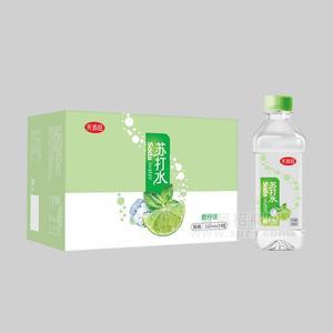 天添旺青柠味苏打水箱装招商350ml×24瓶