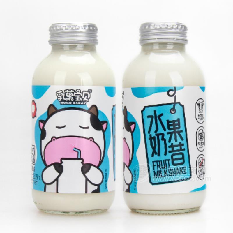 乳果宝贝香草味水果奶昔酸奶饮品招商318ml