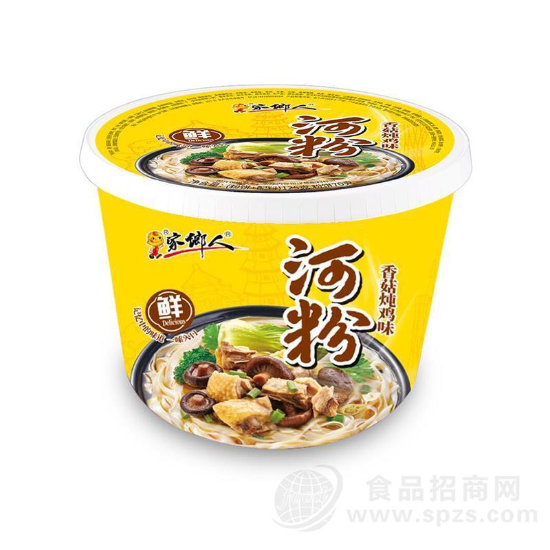 家乡人香菇炖鸡味河粉方便食品招商