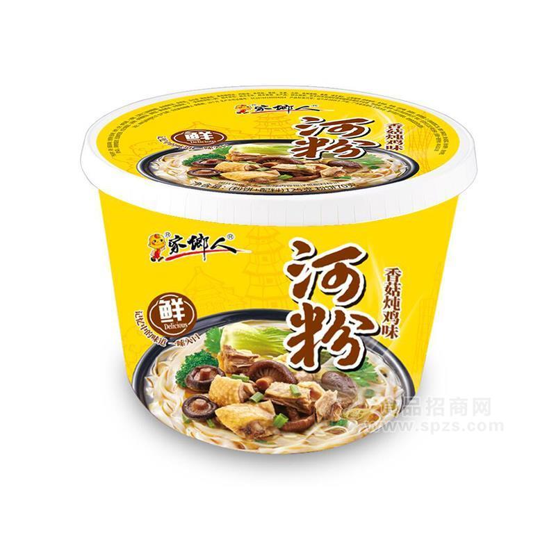 家乡人香菇炖鸡味河粉方便食品招商