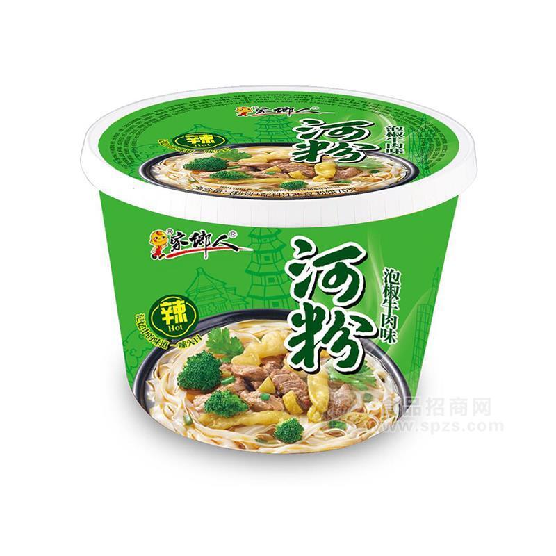 家乡人泡椒牛肉味河粉方便食品招商