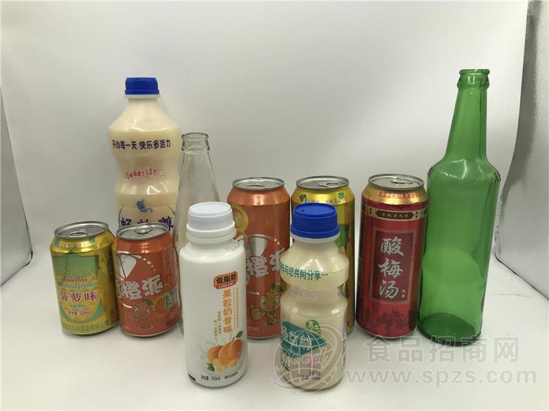 代工易拉罐装汽水，玻璃瓶汽水，乳酸菌饮品及果味奶昔