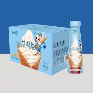 百樂洋冰淇淋酸奶原味風味發(fā)酵乳乳飲料箱裝招商330ml×15瓶