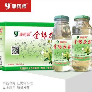 康藥師金銀花露植物飲料箱裝340mlx12瓶