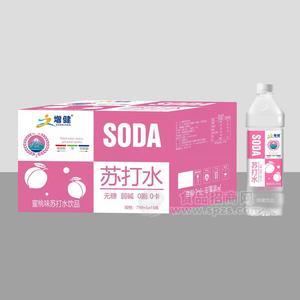 增健蜜桃味蘇打水飲品750mlx15瓶