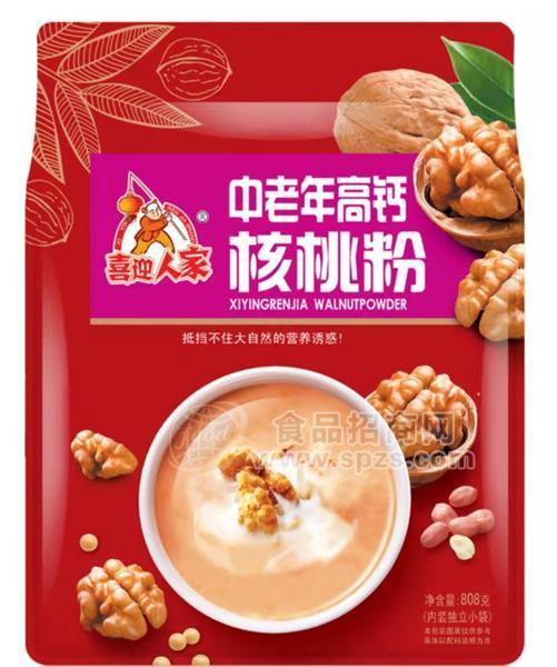 喜迎人家 中老年无加蔗糖核桃粉 袋装招商