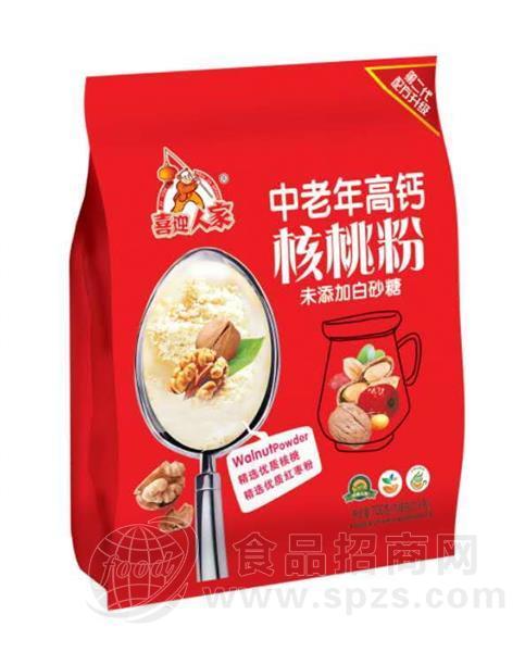 喜迎人家中老年加钙核桃粉 袋装