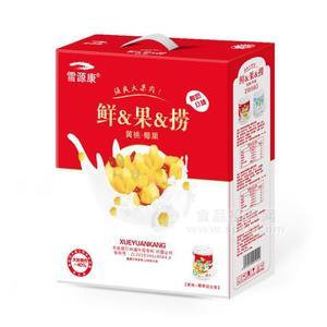 鲜果捞黄桃椰果酸奶饮品箱装