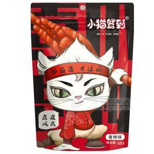 小猫驾到香辣味虎皮凤爪休闲食品招商68g