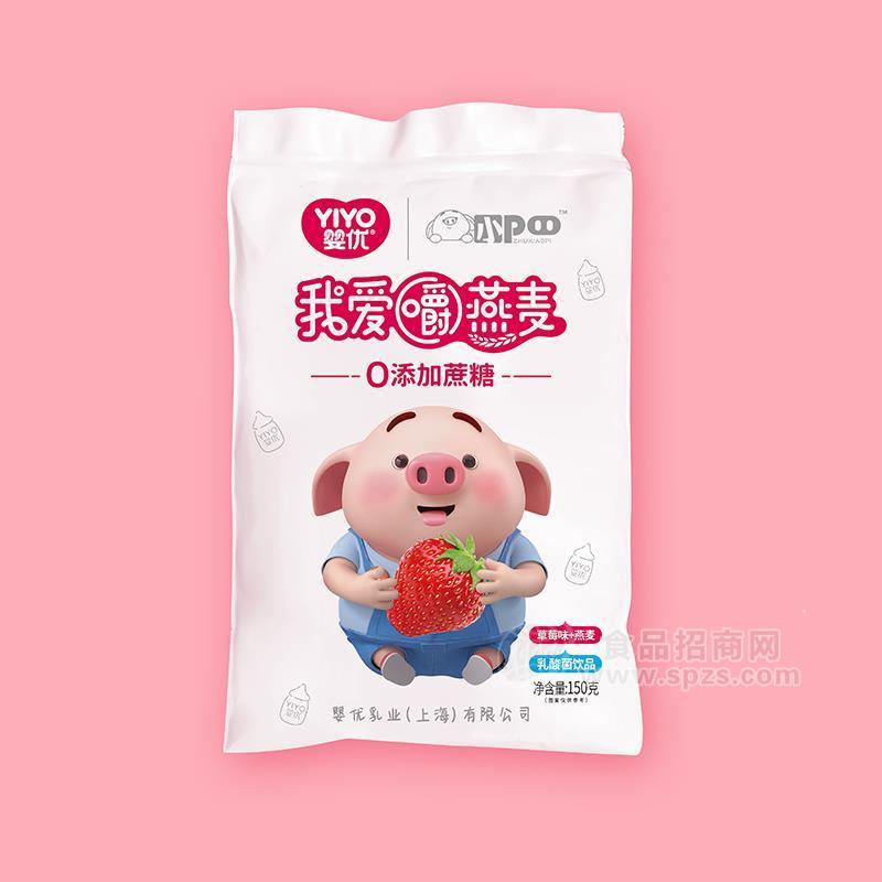 嬰優(yōu)草莓燕麥乳酸菌飲品袋裝150g