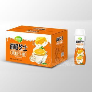 恒欣源香橙芝士牛奶乳味飲料480mlx15瓶