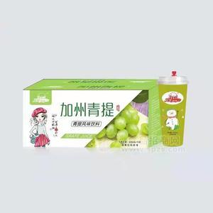 欢乐喜剧人加州青提青提风味饮料箱装饮料招商620ml×15杯