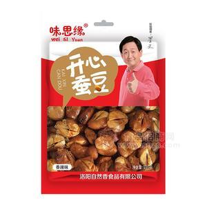 味思缘香辣味开心蚕豆袋装休闲食品招商