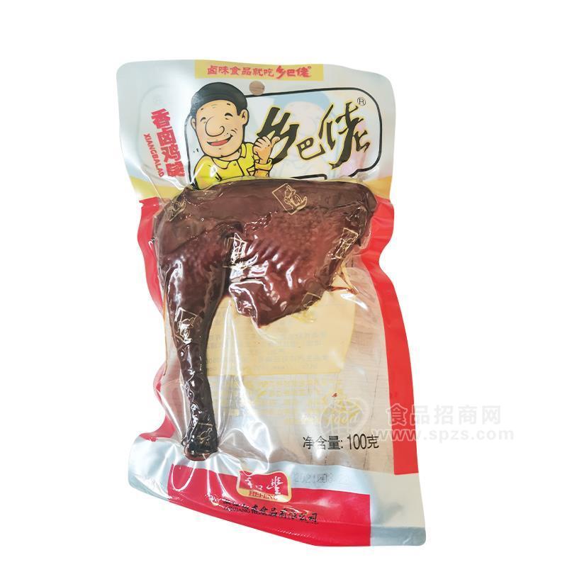 鄉(xiāng)巴佬香鹵雞腿鹵制品肉制品休閑食品招商100g