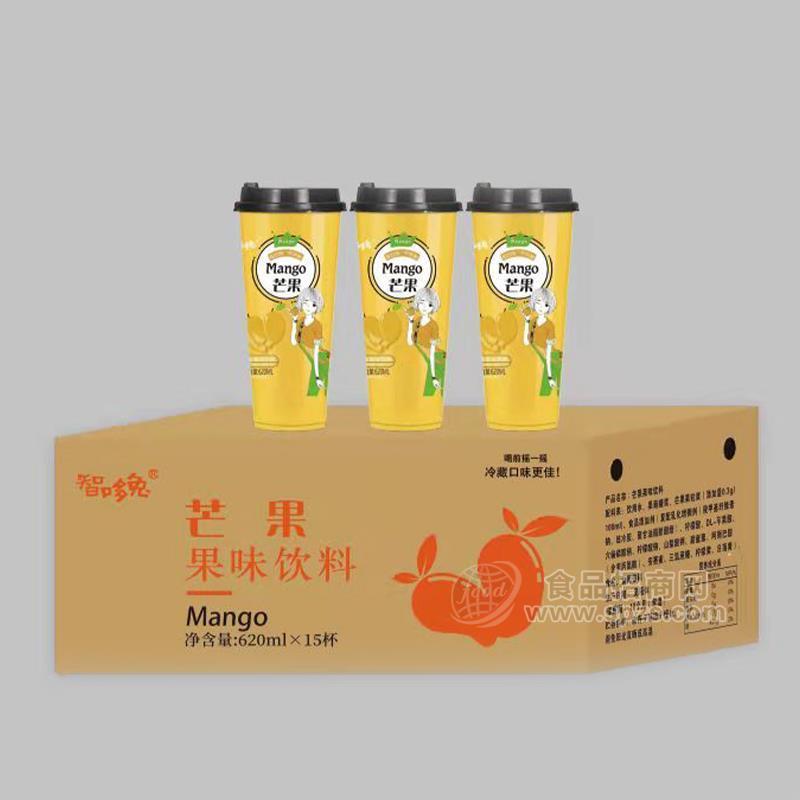 智哆兔芒果果味杯装饮料招商620mlX15杯