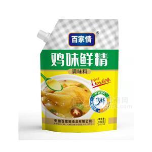 百家情鸡味鲜精调味料招商100g