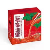 果知道草莓地里果肉復(fù)合果汁飲料350mlx8瓶