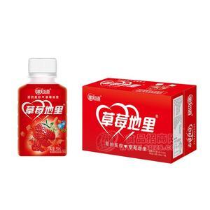 果知道草莓地里草莓果肉復(fù)合果汁飲料350mlx15瓶