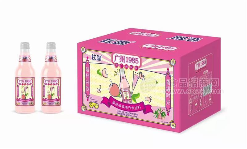 蜜桃味果味汽水招商358mlx24瓶