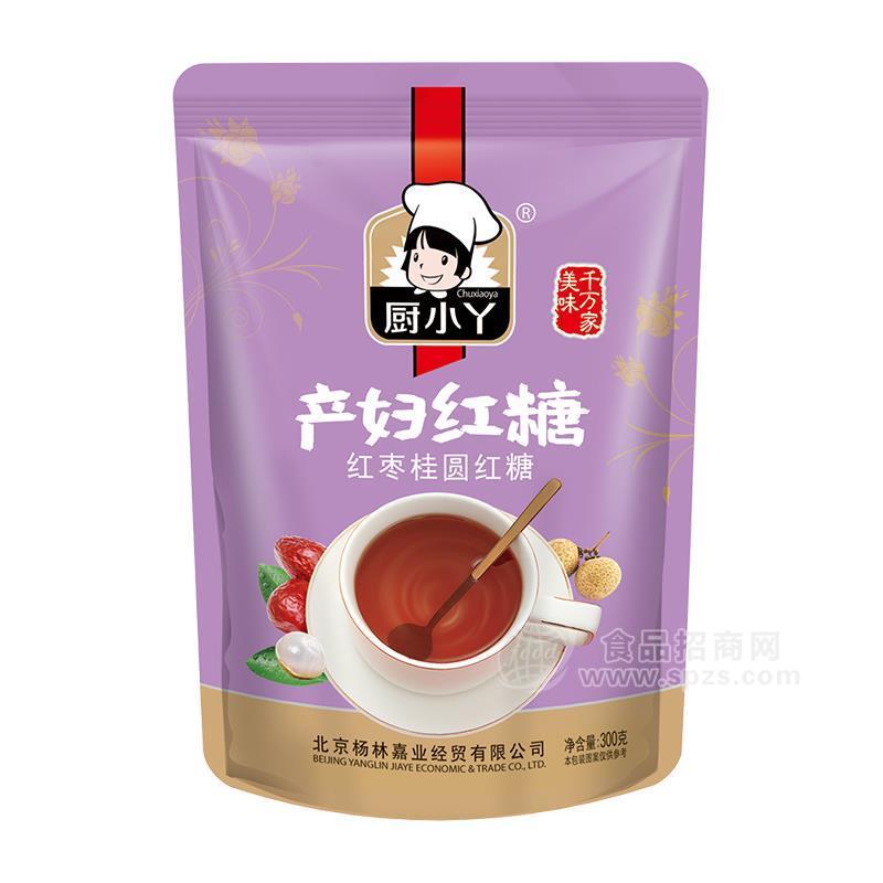 廚小丫產(chǎn)婦紅糖茶葉糖類實圖招商300g