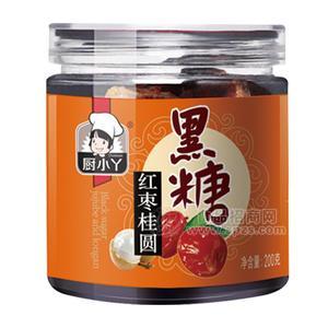 厨小丫红枣桂圆黑糖茶叶糖类招商200g