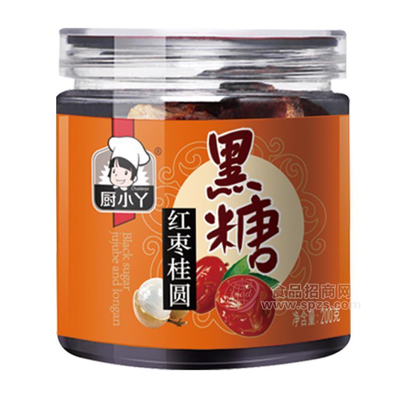 厨小丫红枣桂圆黑糖茶叶糖类招商200g