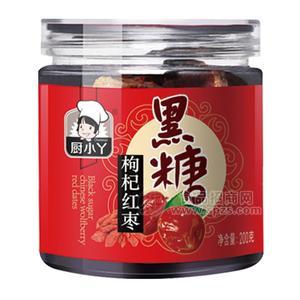 厨小丫枸杞红枣黑糖茶叶糖类招商200g