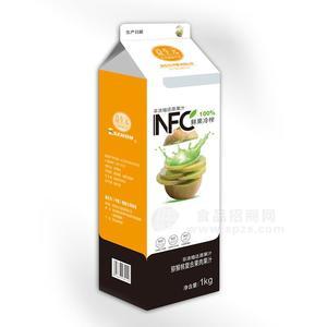 益生元NFC果汁獼猴桃復(fù)合果汁飲料零添加屋頂盒1kg