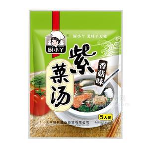 廚小丫紫菜湯香菇味方便食品廠家直銷招商60g