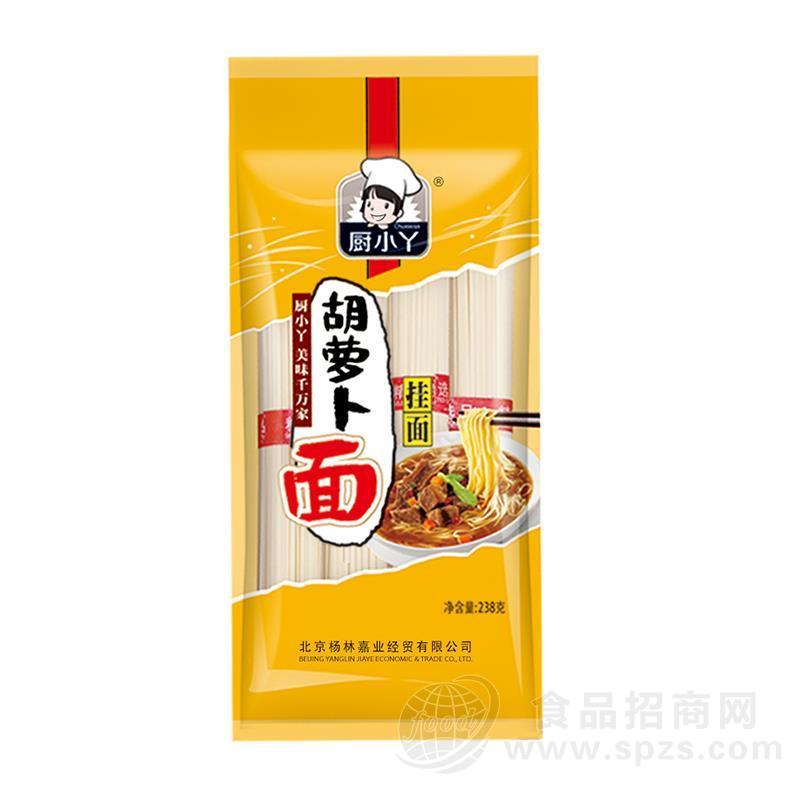 厨小丫胡萝卜面挂面厂家直销招商238g