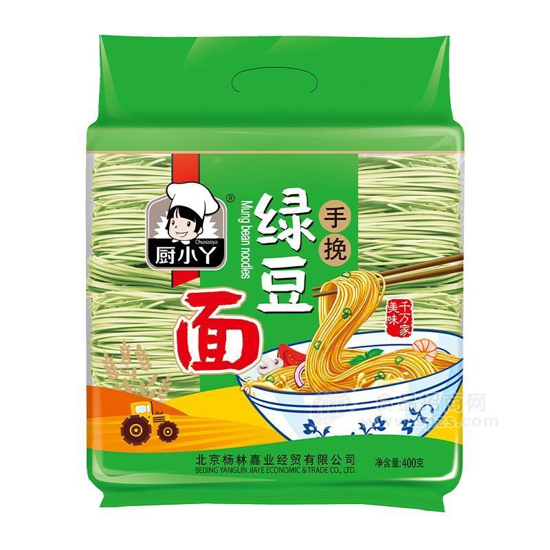 廚小丫手挽綠豆面廠家直銷(xiāo)招商400g