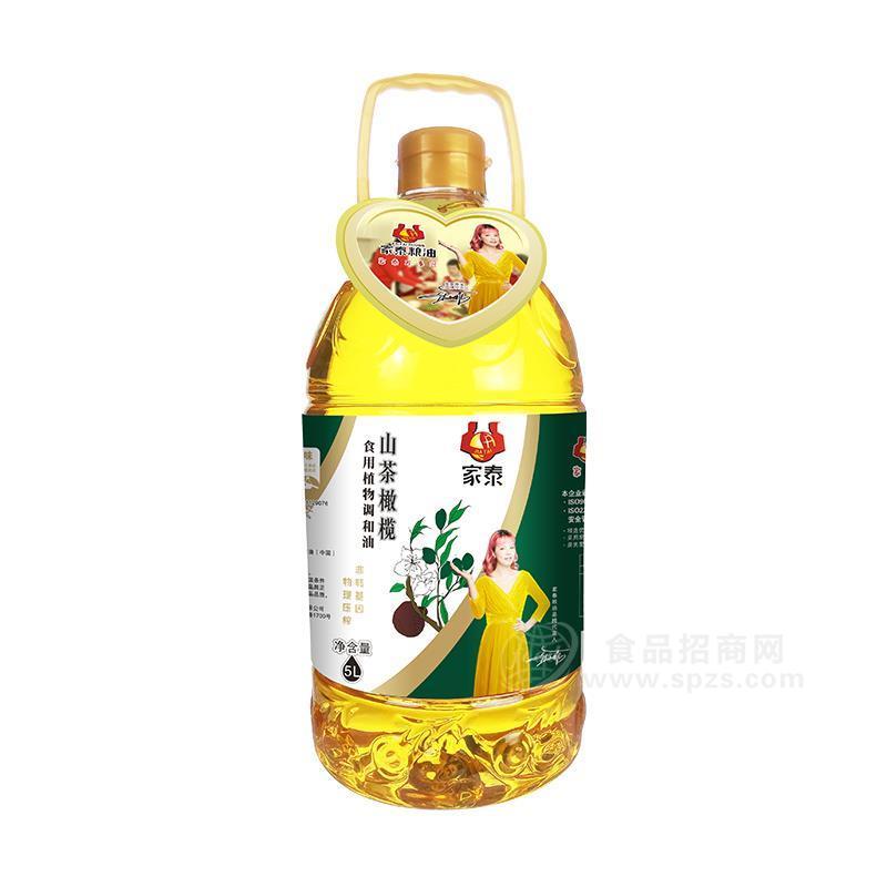 家泰山茶橄榄调和油5L