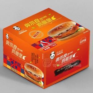 曼滋诺：速冻汉堡新奥尔良鸡腿汉堡150g全国招商
