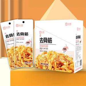 尚趣泡椒濃郁去骨筋休閑食品盒裝招商22g×30袋