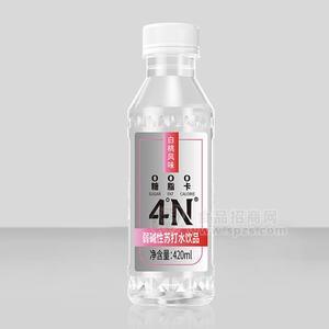 4N白桃風(fēng)味弱堿性蘇打水飲品招商420ml