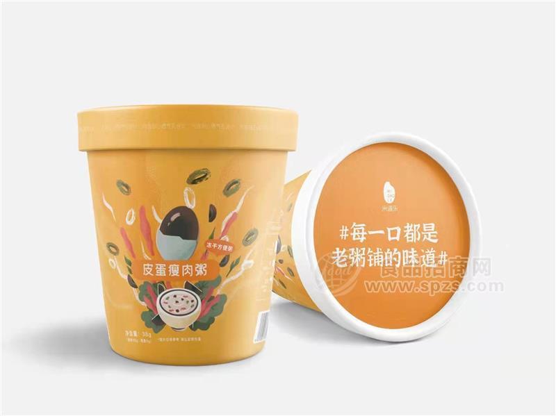 皮蛋瘦肉粥速食粥冻干方便粥早餐方便食品招商