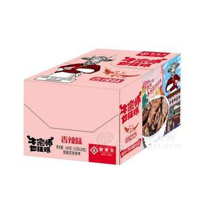 聚美合香辣味植本肉干休闲零食盒装640g