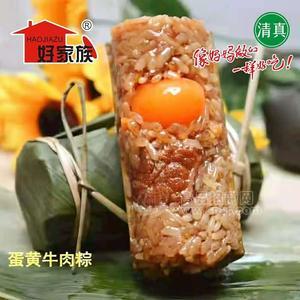 好家族蛋黄牛肉粽方便食品招商