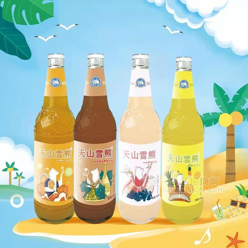 天山雪熊果味汽水500ml