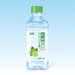 弘洋无汽柠檬苏打水饮料350ml