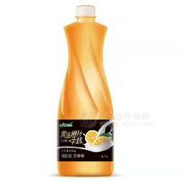 果冻橙汁牛奶橙子味复合果汁饮品1.25Lx6瓶