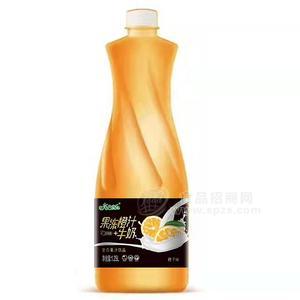 果凍橙汁牛奶橙子味復合果汁飲品1.25Lx6瓶