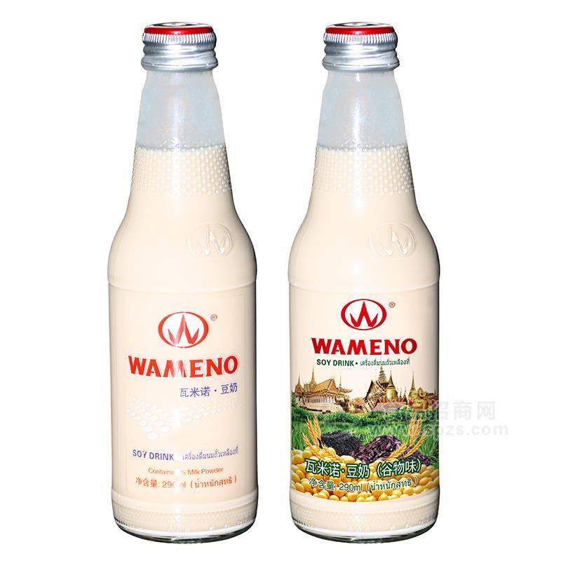 ·瓦米诺豆奶谷物味植物饮料顶天餐饮渠道豆奶招商290ml 