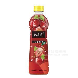 沃喜歡葡萄味汽水450ml