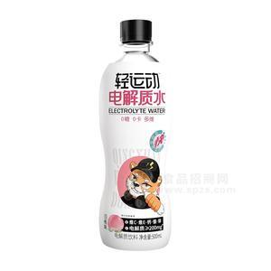 轻运动白桃味电解质水饮料招商500ml