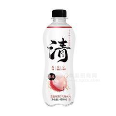 清0糖0脂0卡荔枝味苏打气泡水瓶装汽水招商480ml