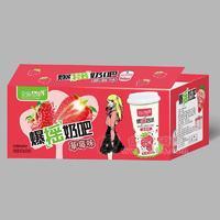 爱尚星期8草莓味爆摇奶捞450mlx15杯