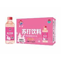 奥业果味蜜桃味苏打饮料375mlx24瓶