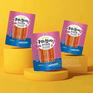 湘洞庭渔郡香辣味手撕蟹柳休闲食品招商36g